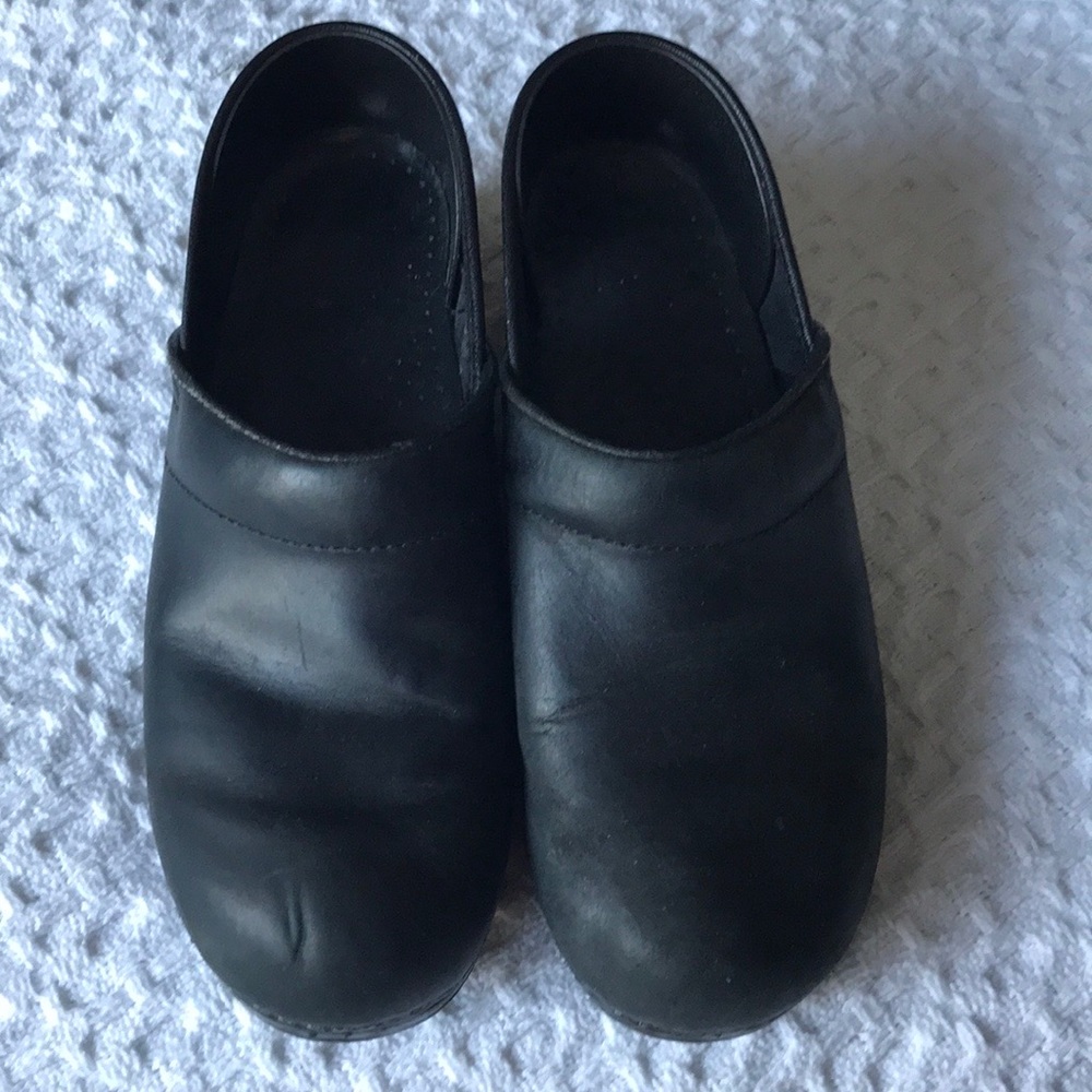 Dansko black clogs size 38 us 8